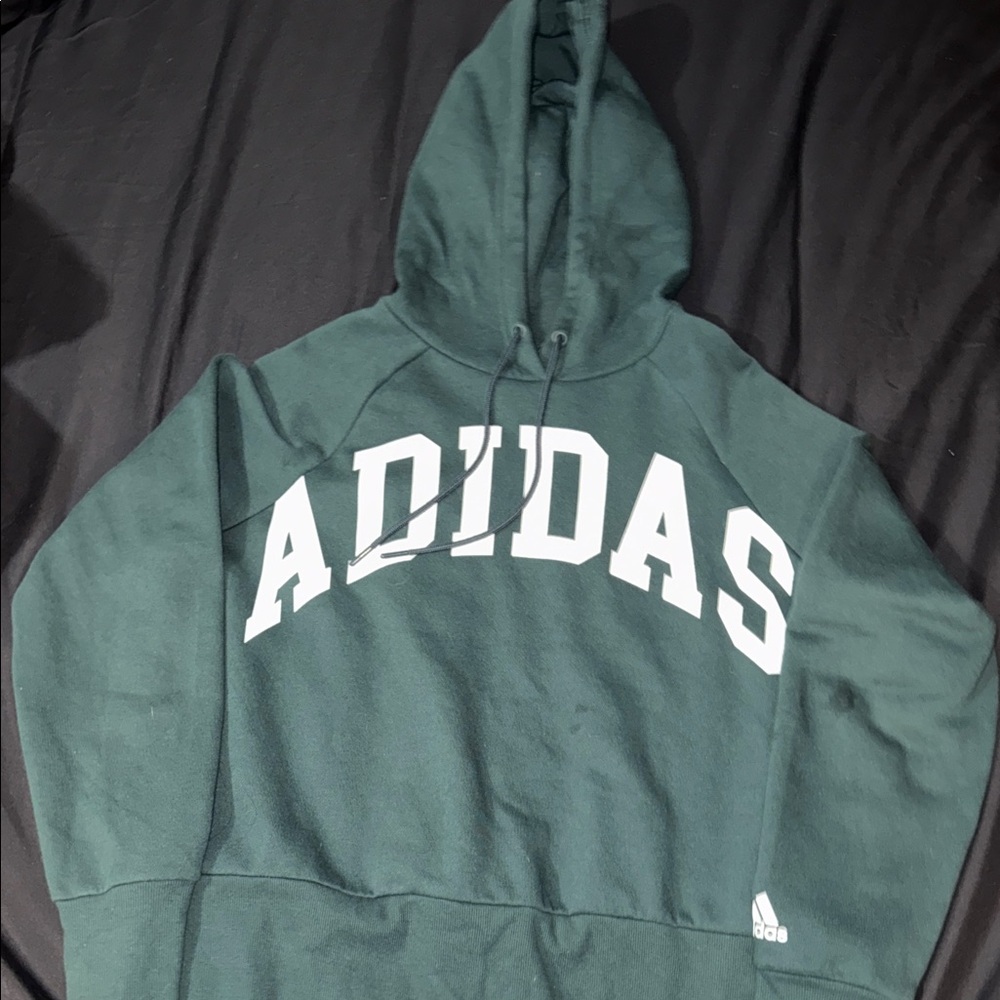 Adidas Forest Green Pullover Hoodie